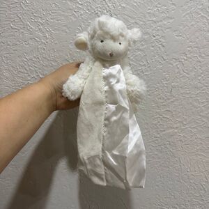 Bunnies By The Bay Lamb Lovey - Security Blanket, Soft, Sheep, Wrist Strap
